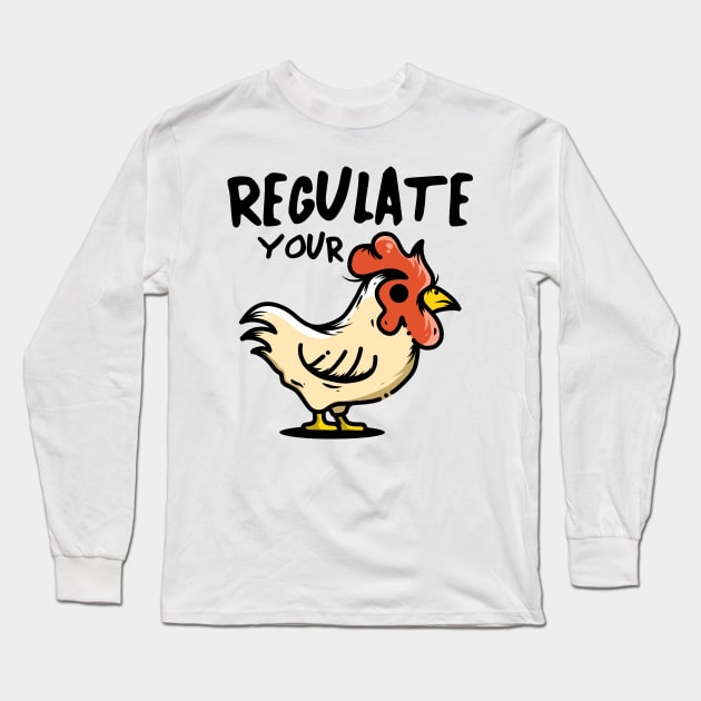 regulated your cock Long Sleeve T-Shirt by Norzeatic